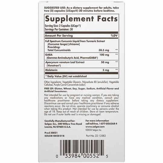Full Spectrum Curcumin, SLG